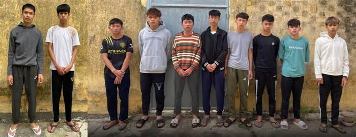 Khởi tố 10 thanh niên sử dụng hung khí đuổi đánh nhau ở Lâm Đồng