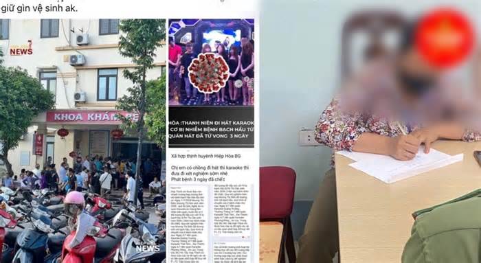 Xử phạt người phụ nữ đăng tin sai sự thật về dịch bệnh bạch hầu ở Bắc Giang