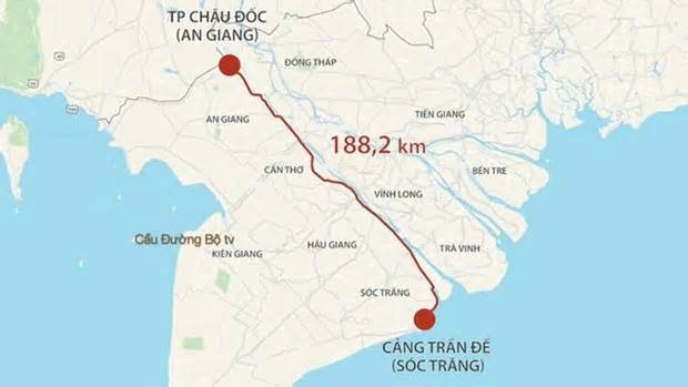 Đẩy nhanh giải phóng mặt bằng dự án cao tốc Châu Đốc-Cần Thơ-Sóc Trăng