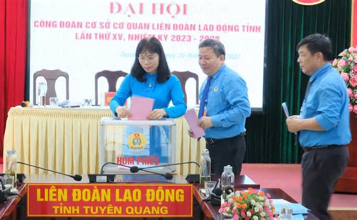 569 công đoàn cơ sở tại tỉnh Tuyên Quang tổ chức xong đại hội
