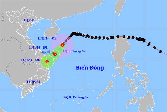 Bão Yinxing suy yếu nhanh, bão Toraji sắp vào Biển Đông