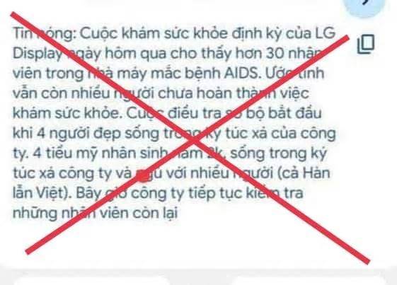 Bác thông tin 4 nữ công nhân ở Hải Phòng làm lây nhiễm HIV