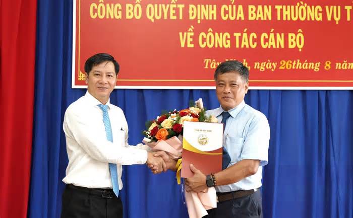 Tây Ninh điều động, bổ nhiệm nhiều cán bộ chủ chốt