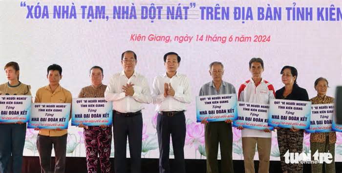 Kiên Giang: Năm 2025 hết nhà tạm, nhà dột nát, người nghèo có nhà mới