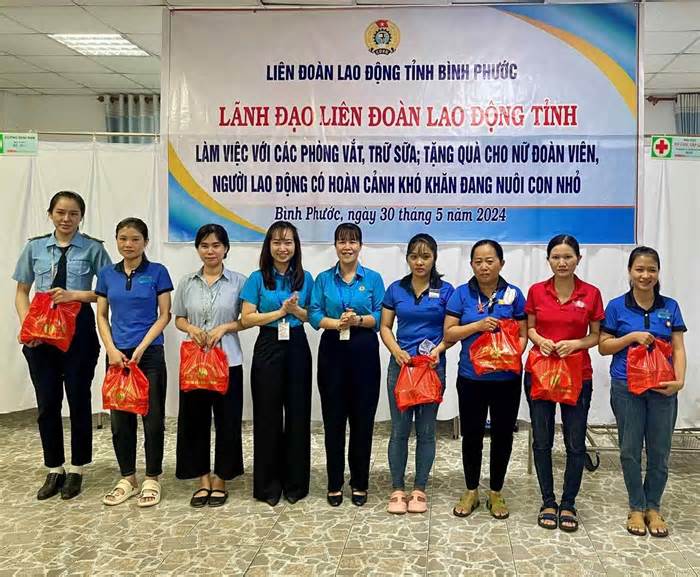 Tặng 1.000 hộp sữa Nestlé đến công nhân lao động ở Bình Phước