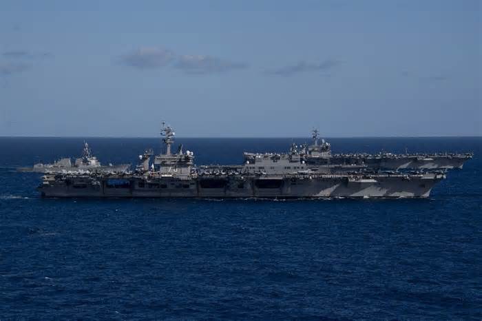 Hải quân Mỹ - Nhật Bản tập trận chung ở Biển Đông