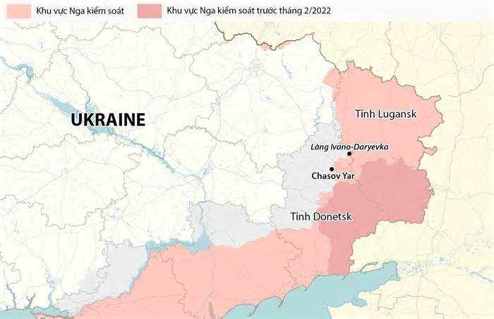 Nga giành thêm làng ở tỉnh Donetsk