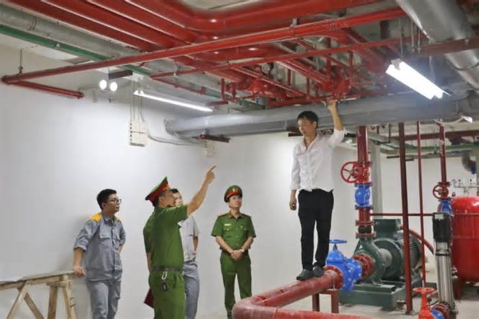 Tổng kiểm tra an toàn phòng cháy chữa cháy các chung cư tại Nghệ An