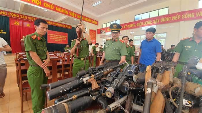 40 ngày, Công an Đắk Lắk thu hồi gần 4.600 vũ khí các loại