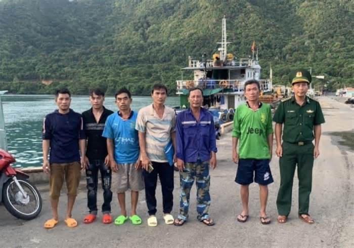 Bị tàu hàng đâm chìm, 6 ngư dân Bình Định được cứu vớt kịp thời