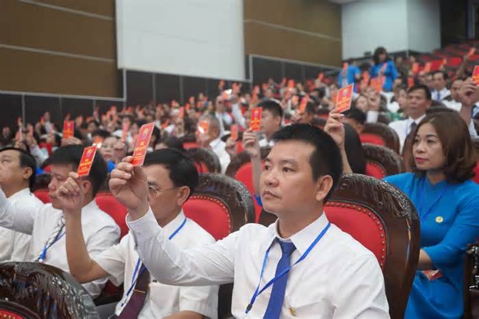 350 đại biểu dự Đại hội Công đoàn tỉnh Thái Bình lần thứ XXIV