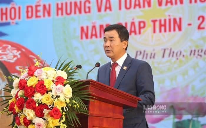 Miễn nhiệm Phó Chủ tịch tỉnh Phú Thọ Hồ Đại Dũng