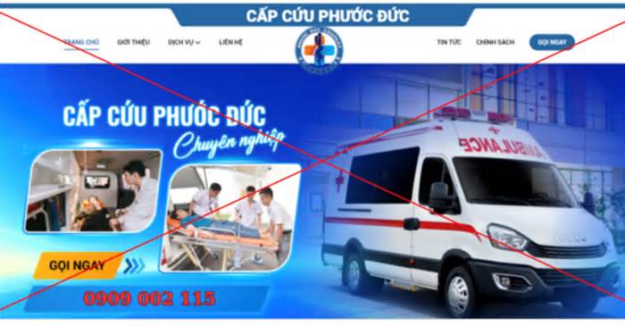 Phát hiện cơ sở cung cấp dịch vụ vận chuyển cấp cứu không phép ở TP.HCM