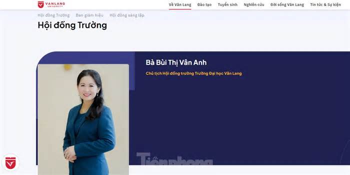 Vợ ông Nguyễn Cao Trí thay chồng làm Chủ tịch Hội đồng Trường Đại học Văn Lang
