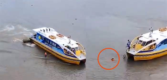 Nhân viên buýt sông cứu một phụ nữ nhảy cầu Sài Gòn