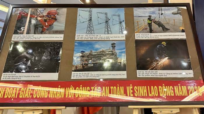 Công nhân Bà Rịa - Vũng Tàu đạt giải cao tại cuộc thi ảnh về an toàn vệ sinh lao động