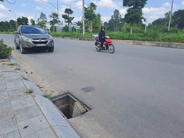 Loạt đô thị ở Thái Nguyên bị mất trộm nắp cống