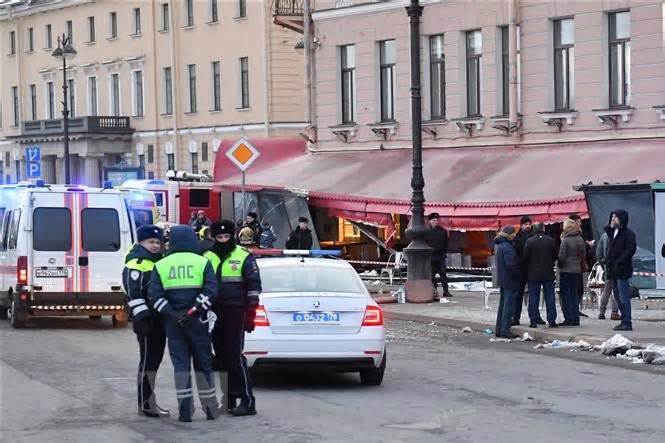 Nga bắt giữ nghi phạm trong vụ nổ quán càphê ở Saint-Peterburg