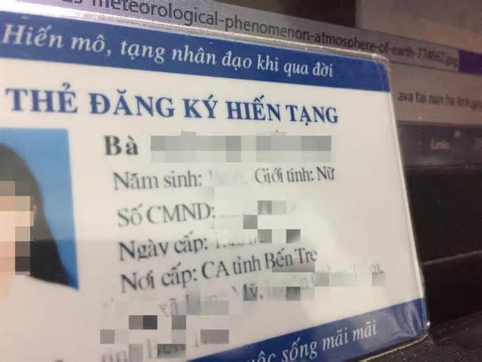 Công dân 18 tuổi trở lên muốn hiến mô tạng phải đăng ký thế nào, tới đâu?