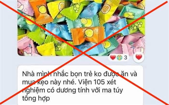 Xử phạt người tung tin thất thiệt học sinh ăn kẹo chứa ma tuý ở Hà Nội
