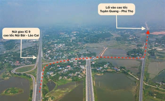 Mở rộng đường nối cao tốc Nội Bài - Lào Cai với cao tốc Tuyên Quang - Phú Thọ