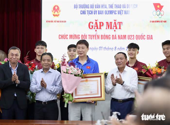 U23 Việt Nam nhận bằng khen của Thủ tướng Chính phủ