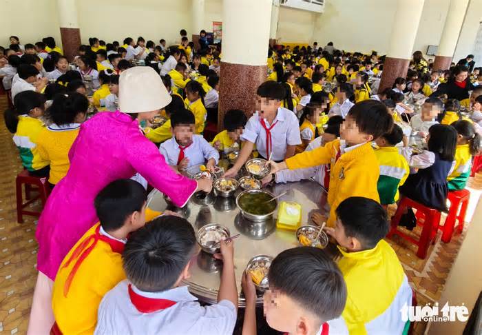 Trường bán trú bị tố dùng thực phẩm bẩn báo cáo gì?