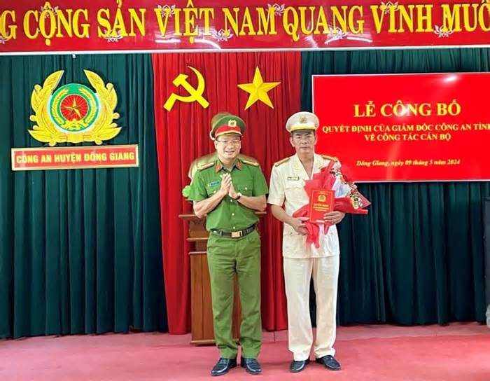 Công an tỉnh Quảng Nam điều động, bổ nhiệm nhiều sĩ quan