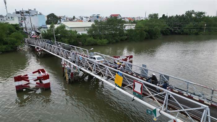 Hiện trạng cầu sắt Rạch Đỉa cũ sắp được thay mới bằng cầu 512 tỉ đồng