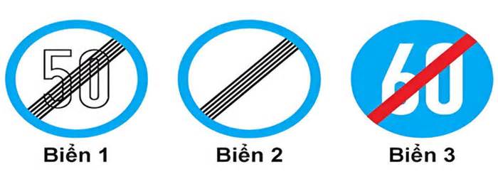 Biển nào báo hiệu hết mọi lệnh cấm?