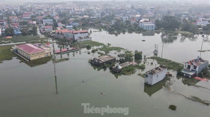 Người dân Mỹ Đức đưa đồ đạc, gia súc lên núi ‘chạy lũ’