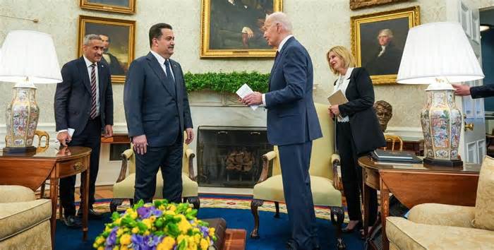 Giữa thời điểm nhạy cảm ở Trung Đông, Tổng thống Mỹ tiếp đón Thủ tướng Iraq