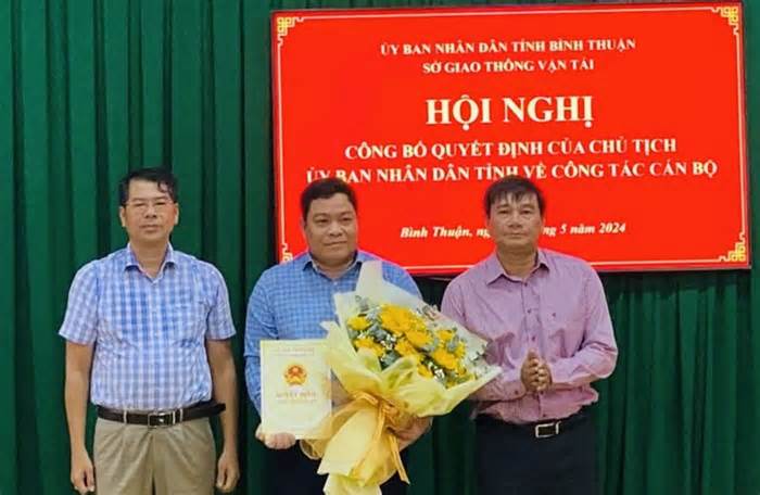 Công bố quyết định của Chủ tịch tỉnh Bình Thuận về công tác cán bộ