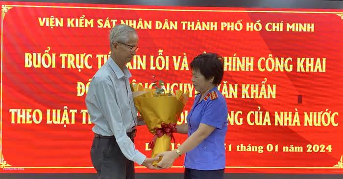 Viện KSND TP.HCM xin lỗi ông Nguyễn Văn Khẩn sau 30 năm bị oan sai