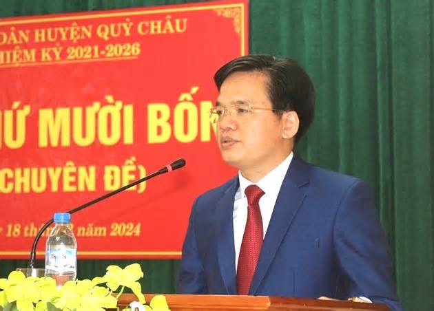 Phó Giám đốc Sở trúng cử Chủ tịch UBND huyện ở Nghệ An