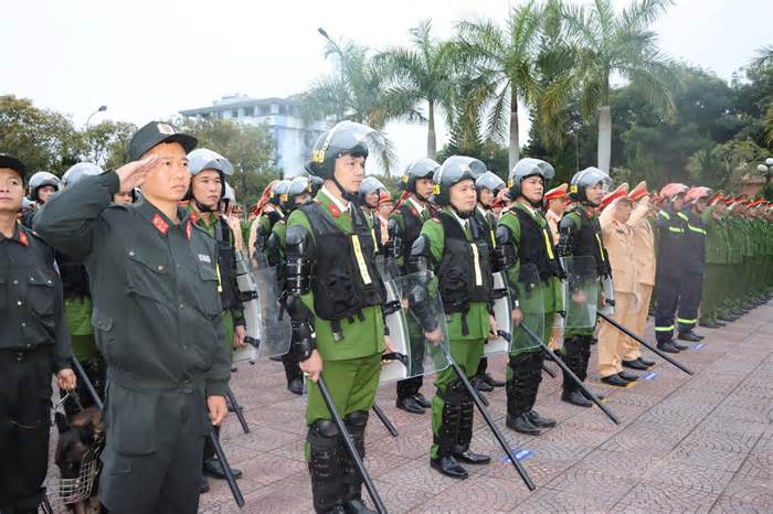 Công an Lai Châu ra quân đợt cao điểm tấn công trấn áp tội phạm