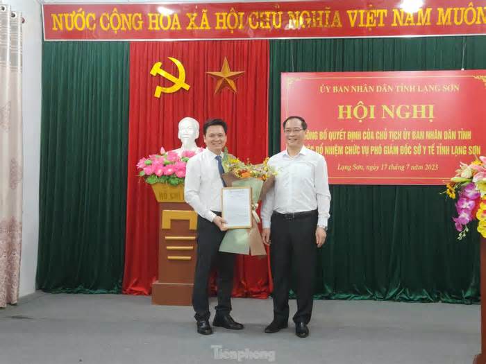 Bổ nhiệm Phó Giám đốc Sở Y tế tỉnh Lạng Sơn