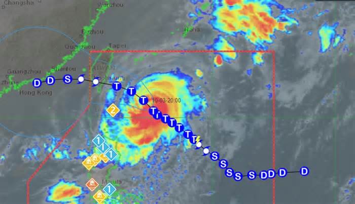 Bão Koinu được dự báo có đường di chuyển 'chậm, thất thường'
