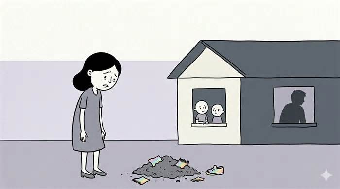 Nhiều lần bị chồng đuổi khỏi nhà, đồ đạc của tôi cũng bị đốt hết