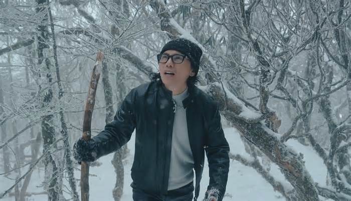 Mars Anh Tú quay MV dưới trời tuyết âm độ ở Trung Quốc
