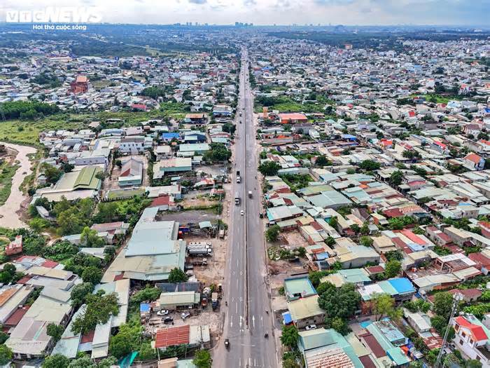 Toàn cảnh cao tốc Biên Hòa - Vũng Tàu qua Đồng Nai sau hơn 1 năm thi công