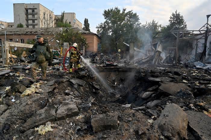 Ukraine tuyên bố hạ 8 tên lửa Nga trên bầu trời Kiev