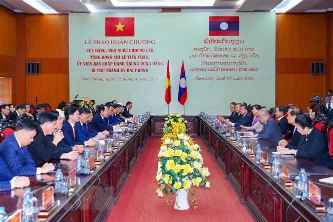 Hải Phòng thúc đẩy mối quan hệ hữu nghị với các địa phương của Lào