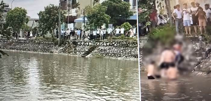 Cùng bạn đi tắm sông trước nhà, một học sinh lớp 11 ở Nam Định tử vong