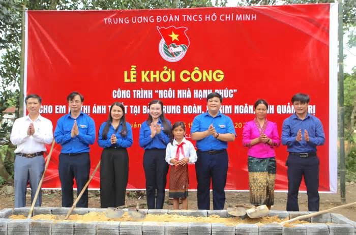 Trung ương Đoàn khởi công hai Ngôi nhà hạnh phúc tại Quảng Trị