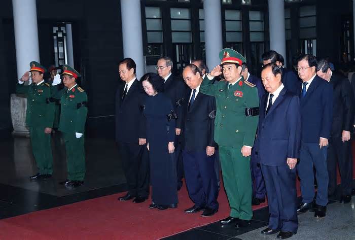 Tổ chức trọng thể Lễ viếng, Lễ truy điệu Thượng tướng Nguyễn Chí Vịnh