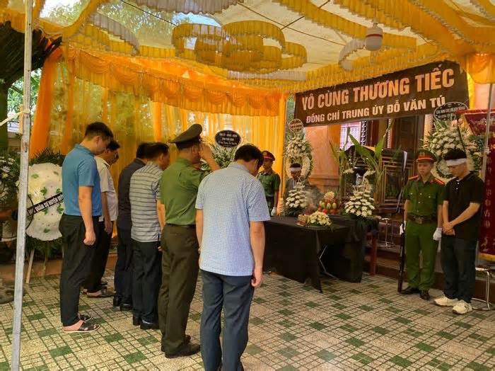 Thái Bình: Trung úy Công an hy sinh trong khi làm nhiệm vụ