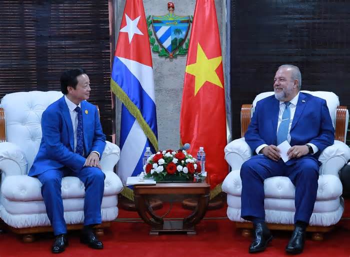 Phó Thủ tướng Trần Hồng Hà hội kiến Thủ tướng Cuba