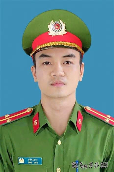 Đề xuất thăng quân hàm cho Trung úy công an hy sinh khi làm nhiệm vụ