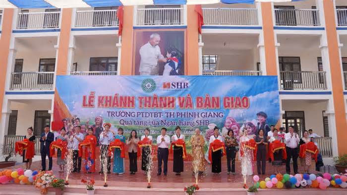 Khánh thành 2 lớp học trị giá 12,5 tỷ đồng tại tỉnh Điện Biên do SHB trao tặng